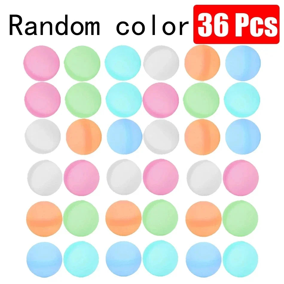 Swimming Pool Magnetic Reusable Water Balloons Refillable Water Balloon Quick Fill Self Sealing Water Bomb Splash Balls for Kids
