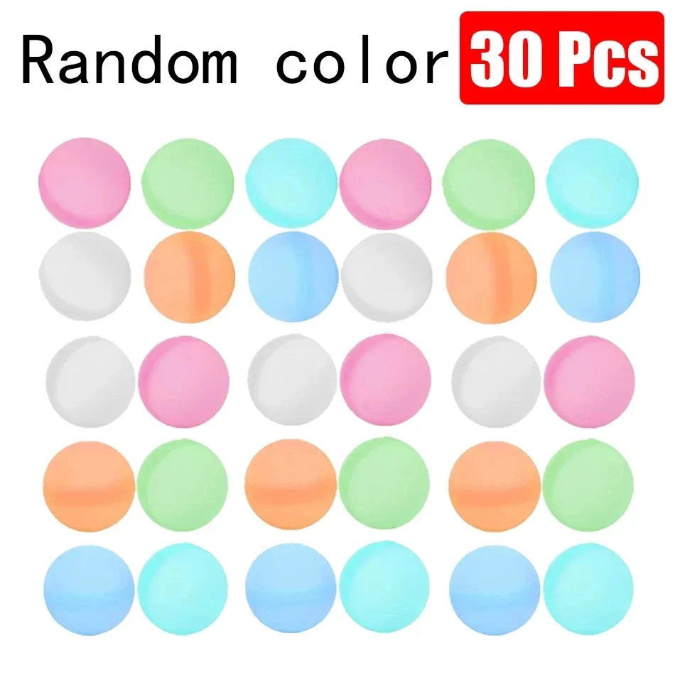 Swimming Pool Magnetic Reusable Water Balloons Refillable Water Balloon Quick Fill Self Sealing Water Bomb Splash Balls for Kids