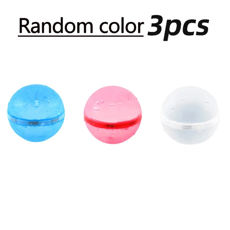 Swimming Pool Magnetic Reusable Water Balloons Refillable Water Balloon Quick Fill Self Sealing Water Bomb Splash Balls for Kids