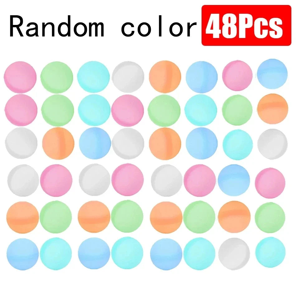 Swimming Pool Magnetic Reusable Water Balloons Refillable Water Balloon Quick Fill Self Sealing Water Bomb Splash Balls for Kids
