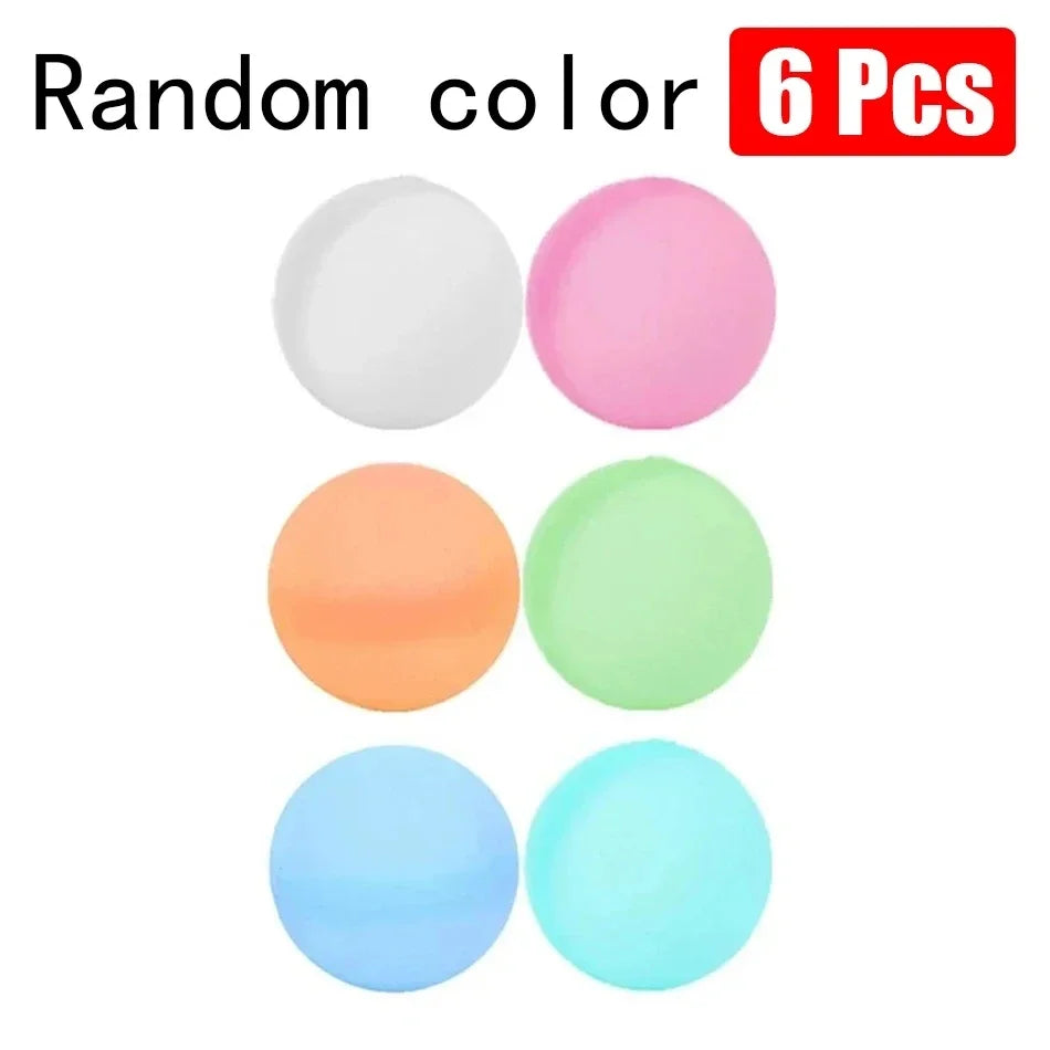 Swimming Pool Magnetic Reusable Water Balloons Refillable Water Balloon Quick Fill Self Sealing Water Bomb Splash Balls for Kids